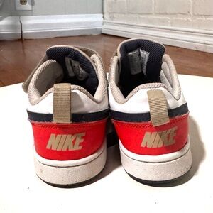 Nike Kids Red and White Sneakers